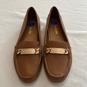 Women’s Coach Leather Slip on Loafers - size 6.5
